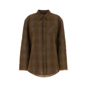 Our Legacy Women Brown Cotton Daisy Shirt